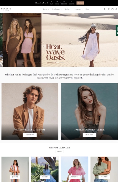 Ecommerce99 fashion store theme