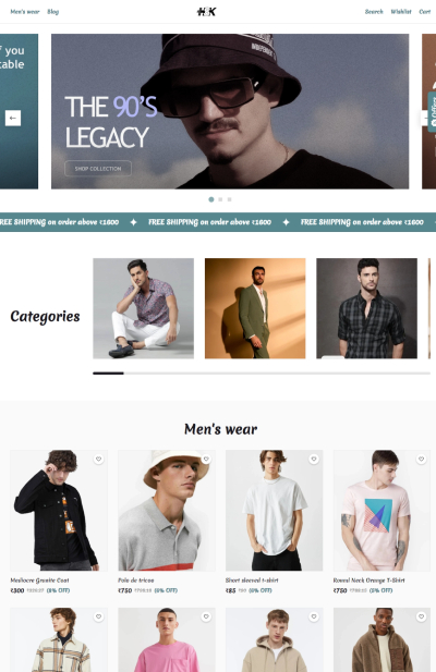 Ecommerce99 shopping theme
